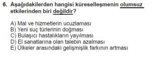 12. Sınıf Coğrafya Test 7 Soru-6