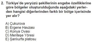 12. Sınıf Coğrafya Test 8 Soru-2