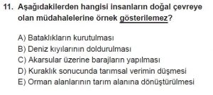 12.lar Sınıf Coğrafya Test 1 Soru-11