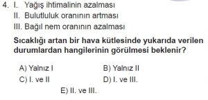 12.lar Sınıf Coğrafya Test 11 Soru-4