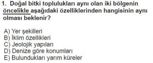 12.lar Sınıf Coğrafya Test 12 Soru-1