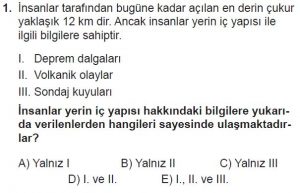12.lar Sınıf Coğrafya Test 13 Soru-1