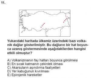 12.lar Sınıf Coğrafya Test 13 Soru-11