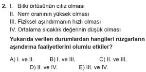 12.lar Sınıf Coğrafya Test 15 Soru-2