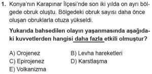 12.lar Sınıf Coğrafya Test 16 Soru-1