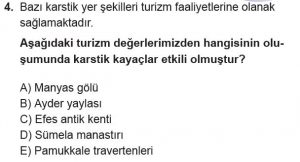 12.lar Sınıf Coğrafya Test 16 Soru-4