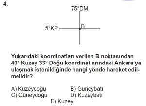 12.lar Sınıf Coğrafya Test 2 Soru-4