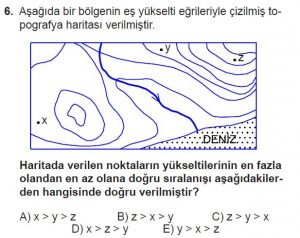 12.lar Sınıf Coğrafya Test 3 Soru-6