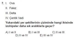 12.lar Sınıf Coğrafya Test 3 Soru-7