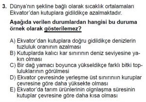 12.lar Sınıf Coğrafya Test 4 Soru-3
