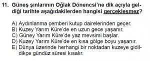 12.lar Sınıf Coğrafya Test 7 Soru-11