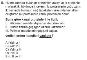 9. Sınıf Biyoloji Test 12 Soru-5