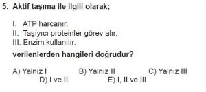 9. Sınıf Biyoloji Test 13 Soru-5