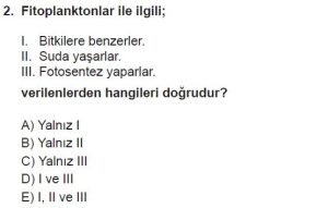 9. Sınıf Biyoloji Test 20 Soru-2