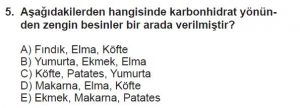 9. Sınıf Biyoloji Test 3 Soru-5