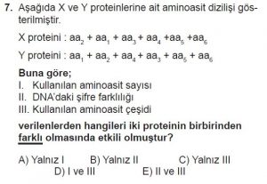 9. Sınıf Biyoloji Test 5 Soru-7