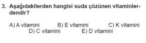 9. Sınıf Biyoloji Test 6 Soru-3
