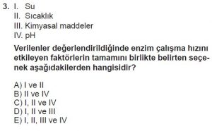 9. Sınıf Biyoloji Test 7 Soru-3