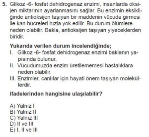 9. Sınıf Biyoloji Test 8 Soru-5