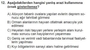 9. Sınıf Coğrafya Test 1 Soru-12
