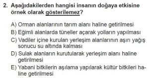 9. Sınıf Coğrafya Test 1 Soru-2