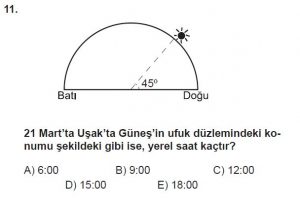 9. Sınıf Coğrafya Test 3 Soru-11