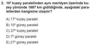 9. Sınıf Coğrafya Test 3 Soru-2