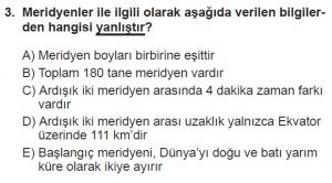 9. Sınıf Coğrafya Test 3 Soru-3