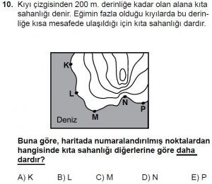 9. Sınıf Coğrafya Test 4 Soru-10
