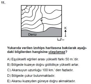 9. Sınıf Coğrafya Test 4 Soru-11