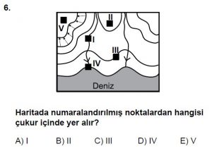 9. Sınıf Coğrafya Test 4 Soru-6