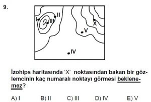 9. Sınıf Coğrafya Test 4 Soru-9