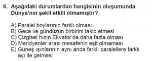 9. Sınıf Coğrafya Test 5 Soru-6