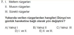 9. Sınıf Coğrafya Test 6 Soru-7