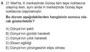 9. Sınıf Coğrafya Test 6 Soru-9