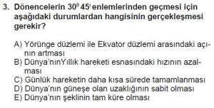9. Sınıf Coğrafya Test 7 Soru-3