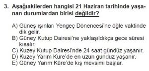 9. Sınıf Coğrafya Test 8 Soru-3
