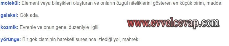 Astronotların Yaşamı 2. Etkinlik