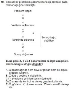 Mezun Biyoloji A Test 1 Soru-10