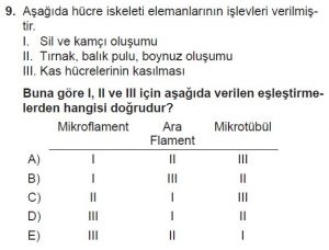 Mezun Biyoloji A Test 16 Soru-9