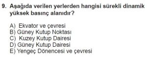 Mezun Coğrafya Test 10 Soru-9
