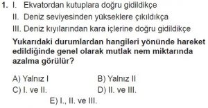 Mezun Coğrafya Test 11 Soru-1