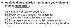 Mezun Coğrafya Test 11 Soru-9