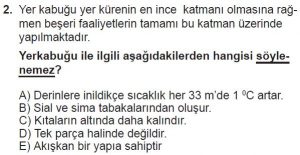 Mezun Coğrafya Test 13 Soru-2