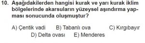 Mezun Coğrafya Test 14 Soru-10