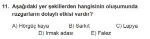 Mezun Coğrafya Test 15 Soru-11