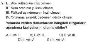 Mezun Coğrafya Test 15 Soru-2