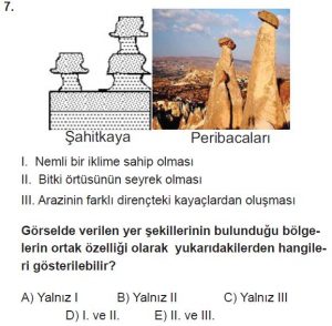 Mezun Coğrafya Test 15 Soru-7