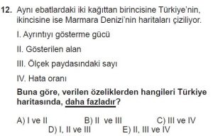 Mezun Coğrafya Test 2 Soru-12