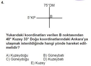 Mezun Coğrafya Test 2 Soru-4